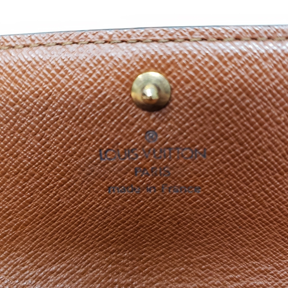 Authentic Louis Vuitton Monogram Sarah Wallet Brown Canvas Long Wallet - Picture 12 of 13